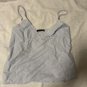 Brandy Melville Blue and White Striped Camisole